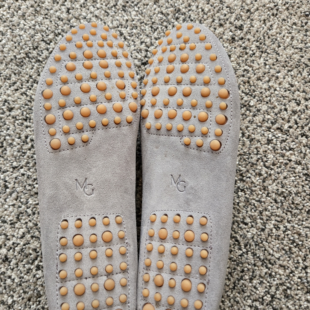 M. Gemi Gray Suede Loafers - Picture 3 of 4
